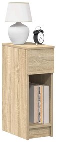 vidaXL Noptiere cu sertar 2 buc. Stejar Sonoma 20x36x60 cm