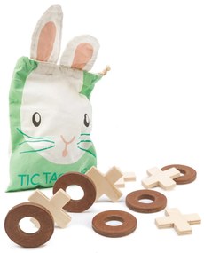Joc logic X și Zero - Tic Tac Toe - 9 piese - Tender Leaf Toys