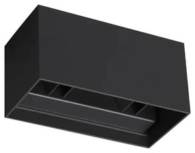 Aplică LED de exterior Ideal Lux ATOM LED/25W/230V IP54 negru