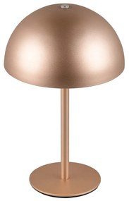 Veioză bronz LED cu abajur din metal (înălțime 21 cm) Munoz – Trio