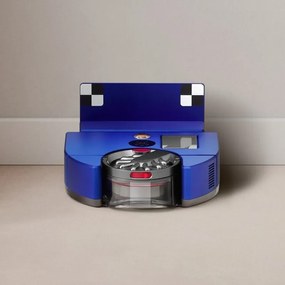 Aspirator robot Aspirator Dyson 360 Vis Nav, 65 AW, 22000 Pa, 110000 rpm, 4 moduri, Navigare vizuală 360°, Hyperdymium, Profil redus, Albastru/Nickel