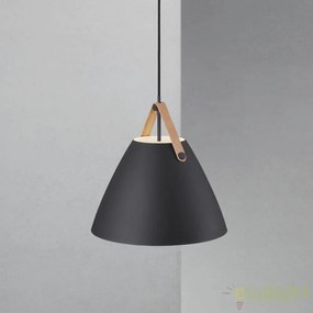 Lustra / Pendul design nordic Strap 36 negru 84343003 DFTP