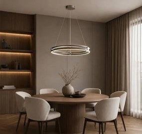 Rabalux 72277 - Lustra LED dimabilă suspendată pe cablu TRIXO 60W/230V 3000-6500K gri+DO