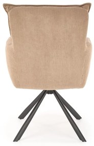 Scaun rotativ K528 velvet cappuccino