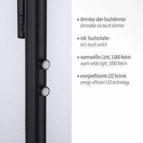 Lampadar LED dimabil HANS LED/21,5W/230V + LED/4W Leuchten Direkt 11710-18