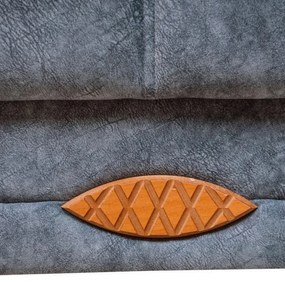 Canapea Extensibila Smart, Grey Si Silver, 220 X 85 X 93 Cm
