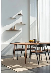 Raft maro din lemn de stejar 70 cm Mu – Gazzda