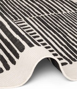 Covor pentru exterior și interior negru/crem rotund ø 200 cm Haringey Bounds – Ted Baker