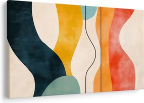 Tablou - Ilustrație colorată minimalistă II. (90x60 cm)