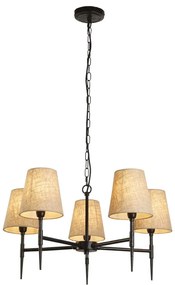 Lustra living sau bucatarie cu 5 brate Gothic