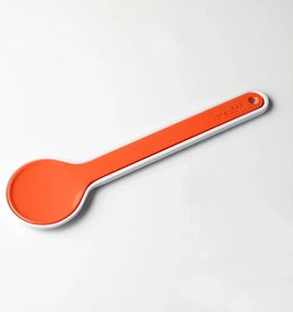 Set 2 tacamuri servire salata Trebonn 1524142, 27,5 cm, Melamina, Alb/Portocaliu