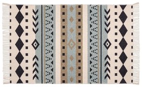 Covoraș baie din bumbac reciclat Wenko Bere, 50 x 80 cm, gri