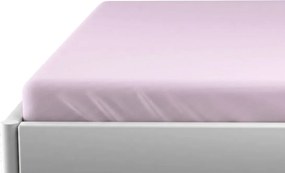 Cearceaf jersey pentru patut copii violet deschis 70 x 140 cm