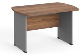Masa de birou Manager 120 x 85 cm, nuca warmia / gri