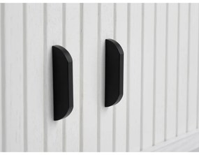 Măsuță de cafea albă cu aspect de lemn de stejar 60x120 cm Nola – Unique Furniture