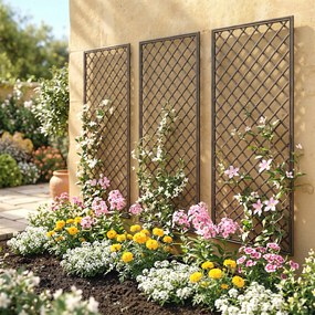 Outsunny arcade pentru trandafiri, pergole robuste pentru nunți, flori cățărătoare | Aosom Romania