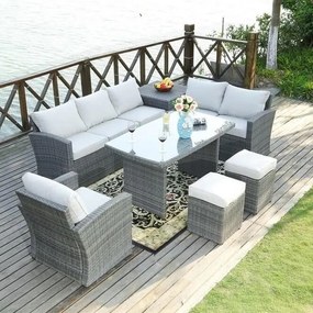 Set mobilier de familie, cu cutie pentru perne Avenberg SYDNEY