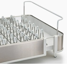 Scurgător de vase argintiu din metal Extend – Joseph Joseph