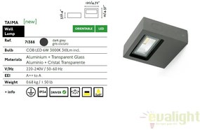 APLICA DE PERETE LED EXTERIOR ORIENTABILA TAIMA 71388