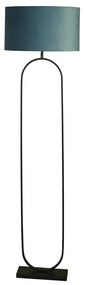 Lampadar/Lampa de podea decorativa Modish negru/teal