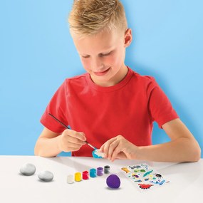 Set creativ copii - Pictura pe piatra si tehnica Rub