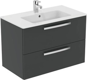 Dulap suspendat Ideal Standart Tempo 80 cm, gri lucios