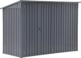 Căsuță de grădină pentru unelte Avenberg, 2,43 × 1,12 m, antracit