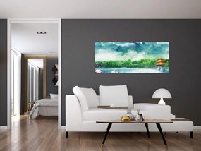 Tablou - Peisaj de vis (120x50 cm)