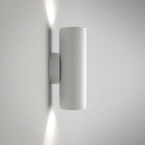 Aplica de perete cu lumina ambientala design tehnic Focus S alb