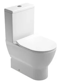 Vas WC pe pardoseala Gala Emma Rounded Rimless BTW alb lucios