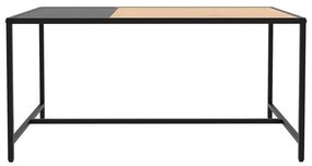 Măsuță de cafea neagră/în culoare naturală 60x100 cm Altino – Unique Furniture