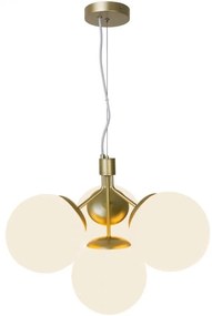 Lustra stil modern, extravagant Ivona alama/ sticla alba