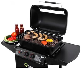 Tepro 508C Grătar cu gaz cu pietre vulcaniceIrvine, 94 x 51 x 102 cm