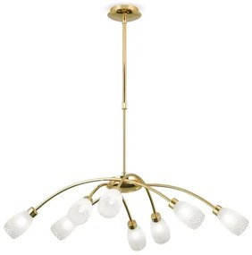 Orion - Lustră cu tijă CARLA 8xG9/28W/230V, aurie
