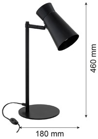 Lampa cu spot directionabil LORD 8875 negru