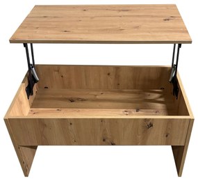 Masa Extensibila Laptop, Intaltime Reglabila, Mobiref, 90 x 52 x 69 cm, PAL Stejar Artisan 18 mm