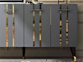 Dulap Pebine 1 (antracit + auriu) . 1093437