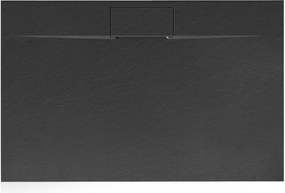 Cadita de dus Bazalt long 90x120 cm negru