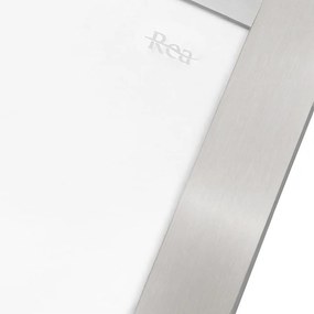 Cabina de dus Rea City cu cadita alba 90x90 cm crom periat