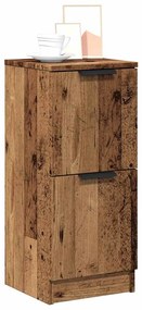 vidaXL Dulapuri, 2 buc., lemn vechi, 30x30x70 cm, lemn prelucrat
