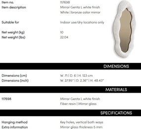 Oglinda decorativa design LUX Genta L