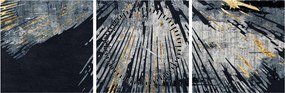 Tablou - Abstract (cu ceas) (90x30 cm)
