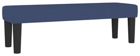 346650 vidaXL Bancă, albastru, 100x30x30 cm, textil
