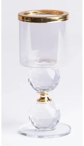 Set de 3 sfeșnice aurii