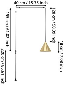 Lustră pe cablu Eglo 900975 NARICES 1xE27/40W/230V