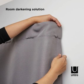 Galerie de perdea extensibilă 224-366 cm din oțel Twilight – Umbra