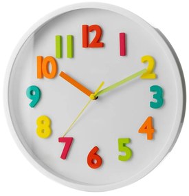 Ceas de perete ø 25 cm Colourful Numbers – Casa Selección