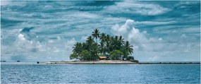 Tablou insula în mare (120x50 cm)