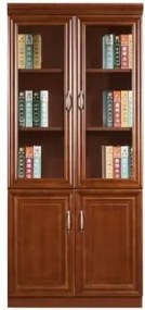 Dulap birou 80cm, nuc, MDF, WHS B-8009