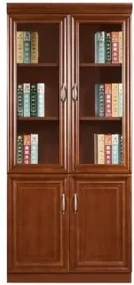Dulap birou 80cm, nuc, MDF, WHS B-8009